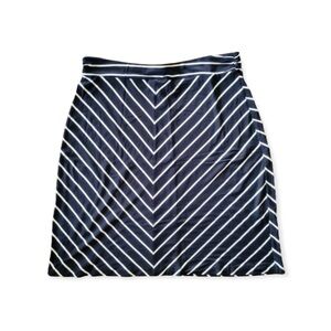 Liz Claiborne Petite skirt stripes PXL